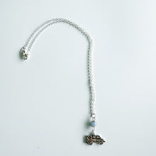 Load image into Gallery viewer, Angels on Wheels - Ambulance Charm Necklace with Angelite