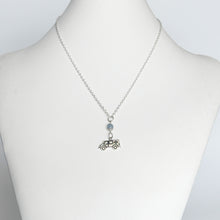 Load image into Gallery viewer, Angels on Wheels - Ambulance Charm Necklace with Angelite