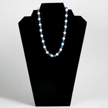 Load image into Gallery viewer, Denim Lapis and Selenite Necklace