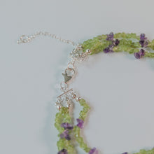 Load image into Gallery viewer, Peridot and Amethyst with Butterfly Focal
